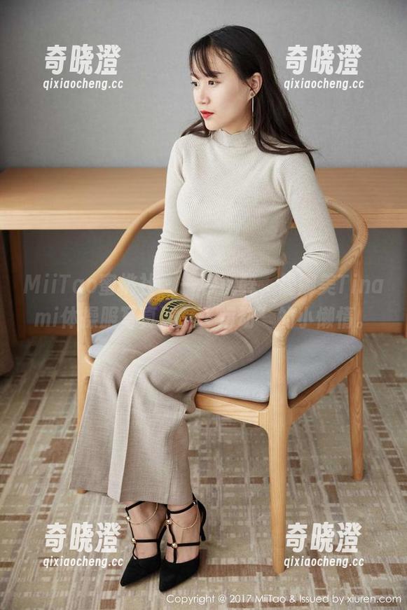 MiiTao蜜桃社-缇娜美Tinami MiiTao蜜桃社 - 一秒沉醉,缇娜美Tinami体操服写真满是“运动”的小懒惰。