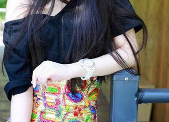 TGOD推女神 – 黄歆苑chobits的黑丝美图大逃亡，图包里全是我的心肝！不小心掉进了黑丝的深渊