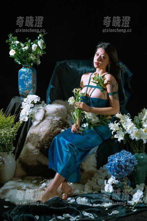 缠绵图集：云溪溪，你的作品让我想喝杯果汁，再加点冰！