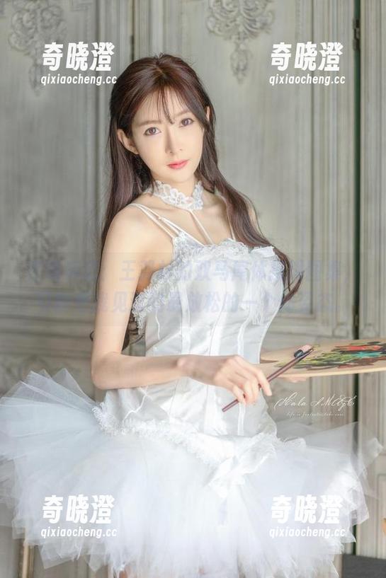 在线标记：王羽杉的双马尾体操服图集，可能是我见过的最放松的一个体姿态。