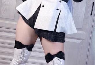 高清图册里的贝贝琪Becky，黑白之间的一点小暧昧，太会玩了吧！